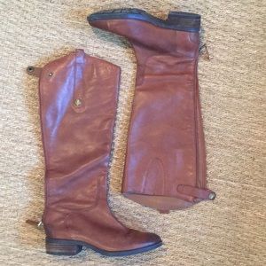 Brown Leather Riding Boots